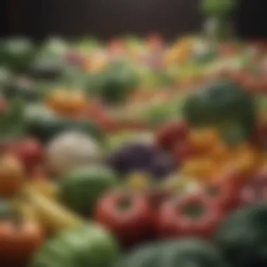 Fresh Produce and Food Safety A close-up of fresh produce, highlighting the importance of food safety.