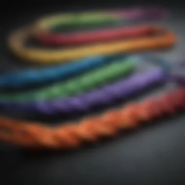 Exploring Resistance Levels in SPRI Braided Resistance Bands Illustration of various resistance levels of SPRI braided resistance bands