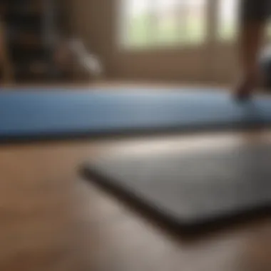 Comparison of different workout mat types