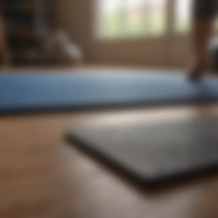 Comparison of different workout mat types