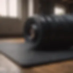 Premium quality workout mat for exercising