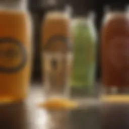 Illustration of various foods affecting urine odor