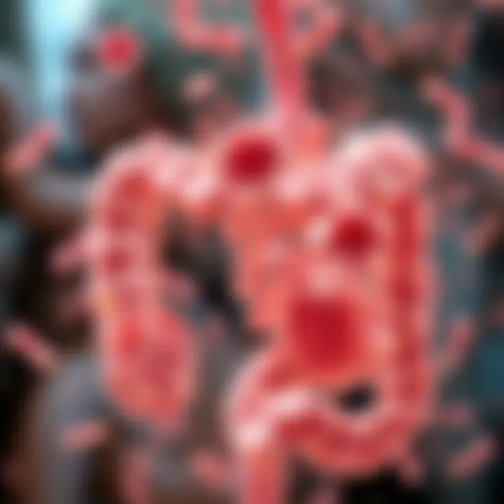 Visualization of gut microbiota diversity