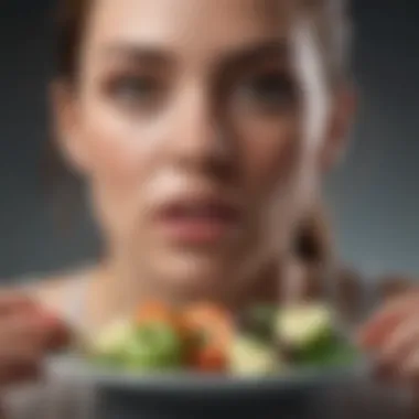 Physiological Aspects of Dieting Illustration showing physiological factors affecting diet plans